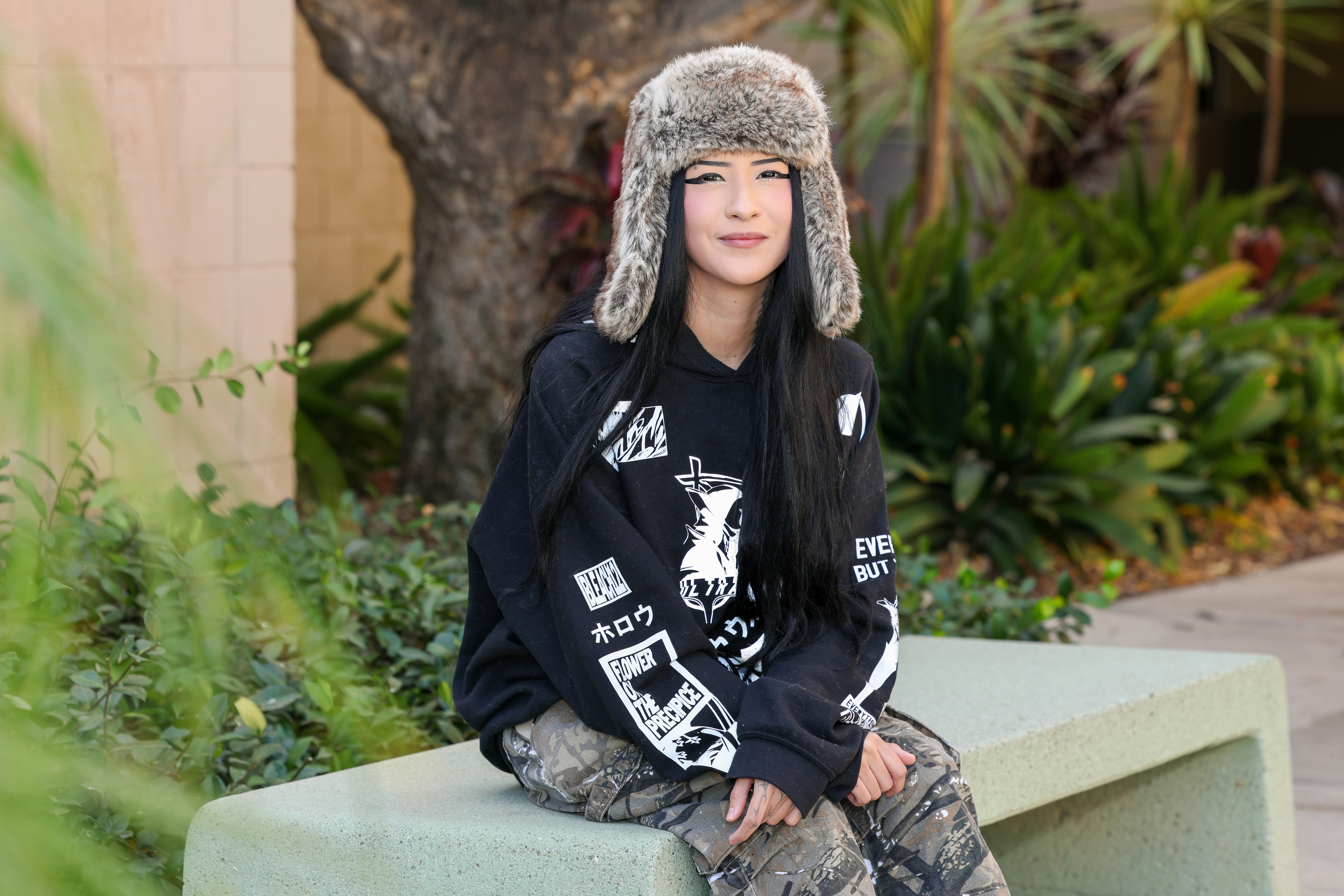 Photo of a young person who is a member of the Village Family Services programs