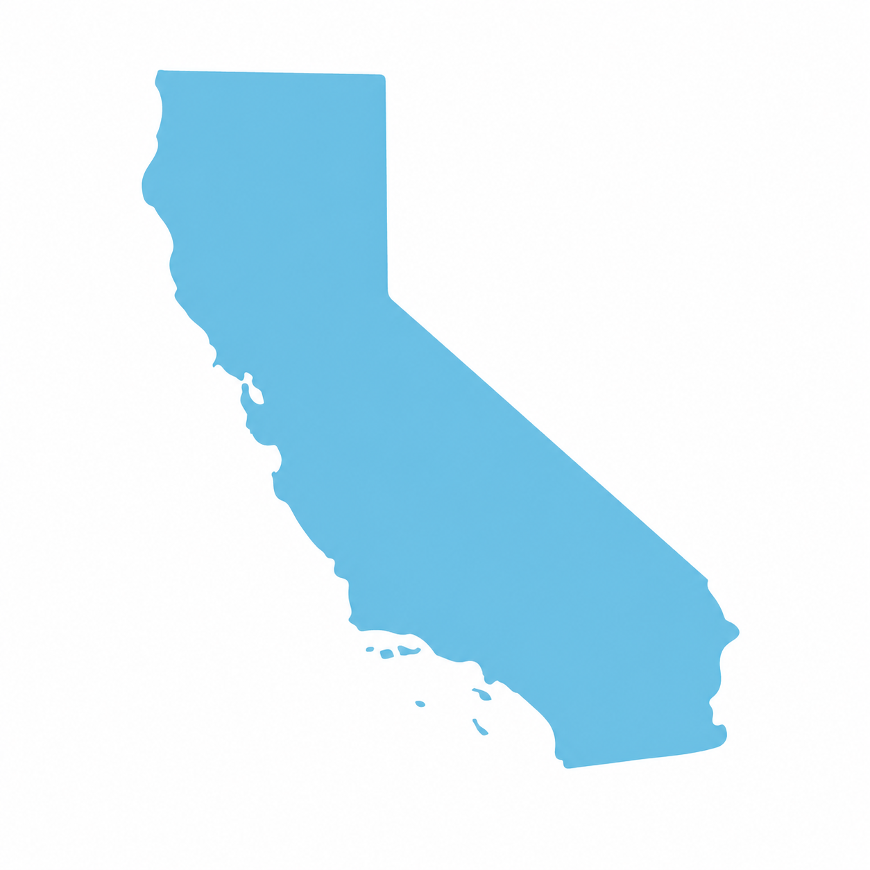 California state graphic